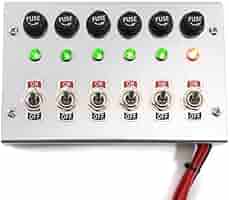 未使用品 10連 スイッチボックス ウロコステンレス デコトラ 室内保管品 Amazon | HELIOS ステンレス 汎用 12V / 24V トラック 6連
